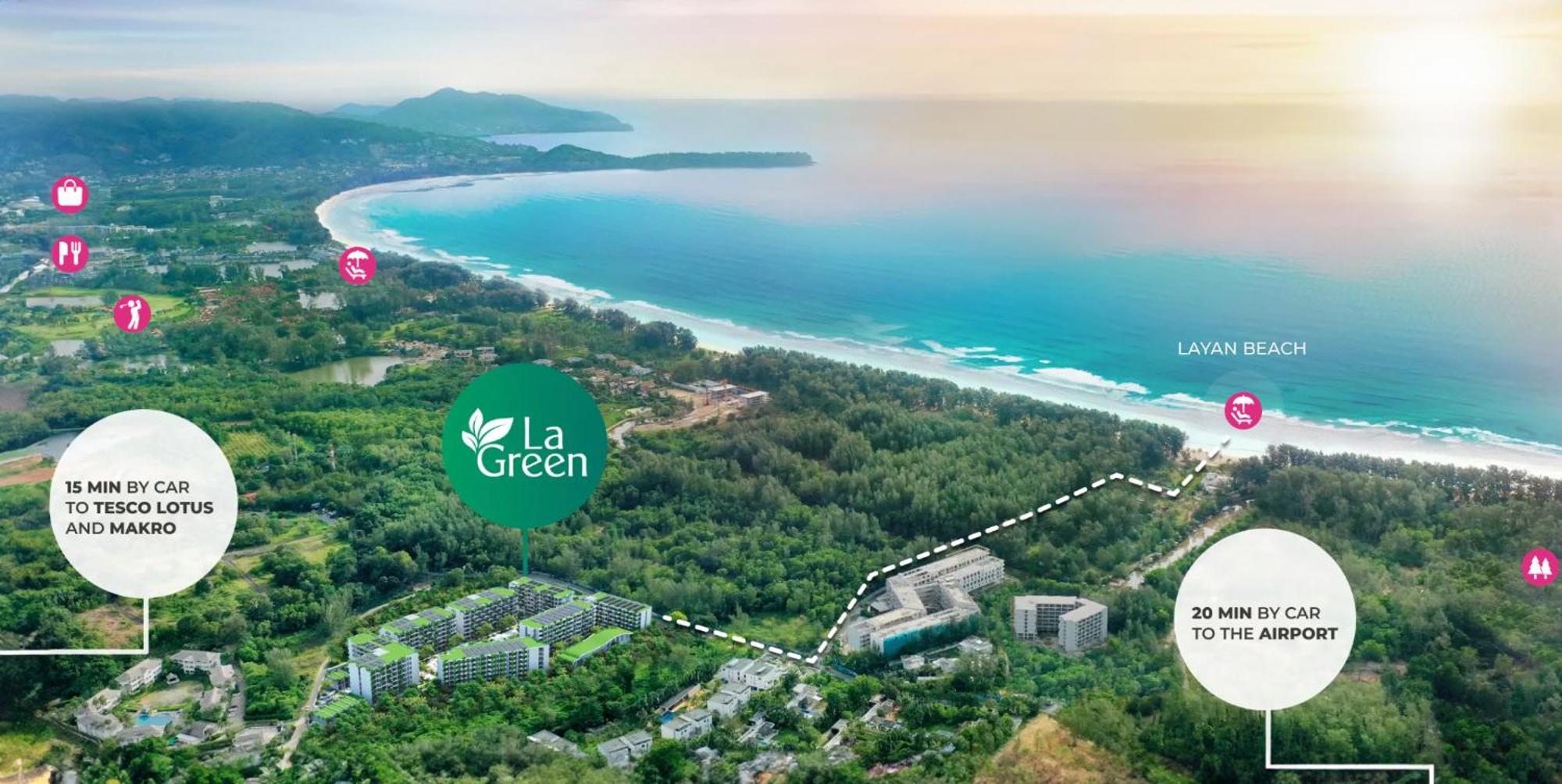 La Green Hotel And Residence 邦涛海滩 外观 照片